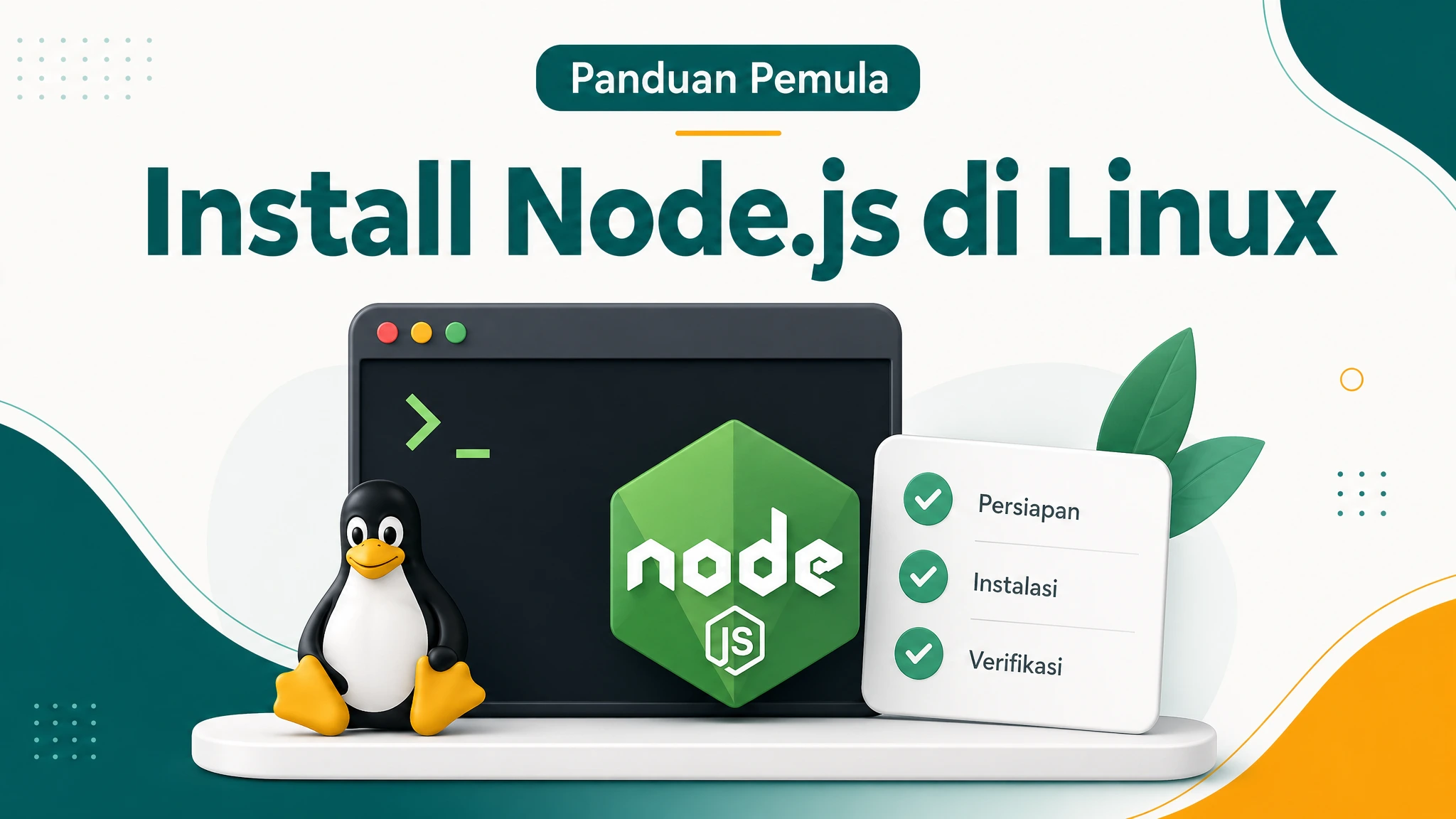 Cover - Cara Install Node.js di Linux untuk Pemula