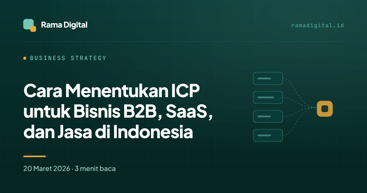 Cara Menentukan ICP untuk Bisnis B2B, SaaS, dan Jasa di Indonesia