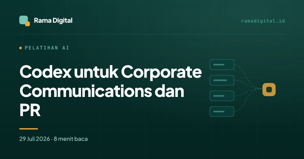 Codex untuk Corporate Communications dan PR