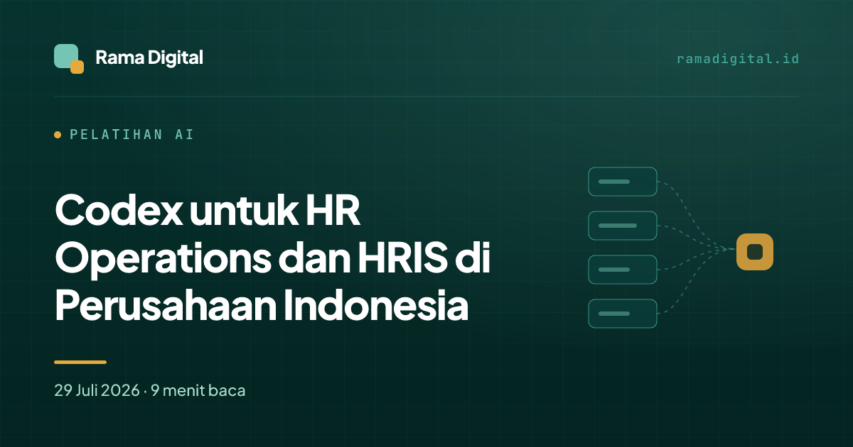 Codex untuk HR Operations dan HRIS di Perusahaan Indonesia