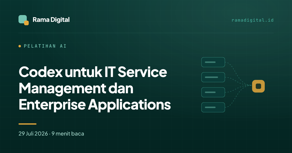 Codex untuk IT Service Management dan Enterprise Applications