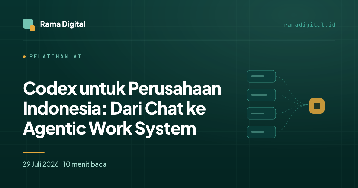 Codex untuk Perusahaan Indonesia: Dari Chat ke Agentic Work System