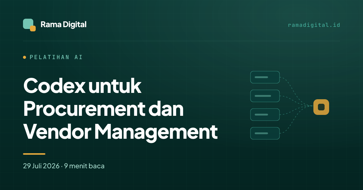 Codex untuk Procurement dan Vendor Management
