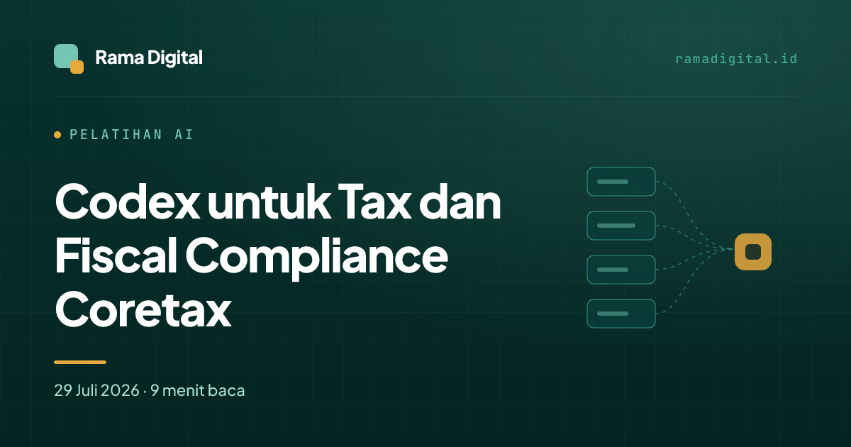 Codex untuk Tax dan Fiscal Compliance Coretax
