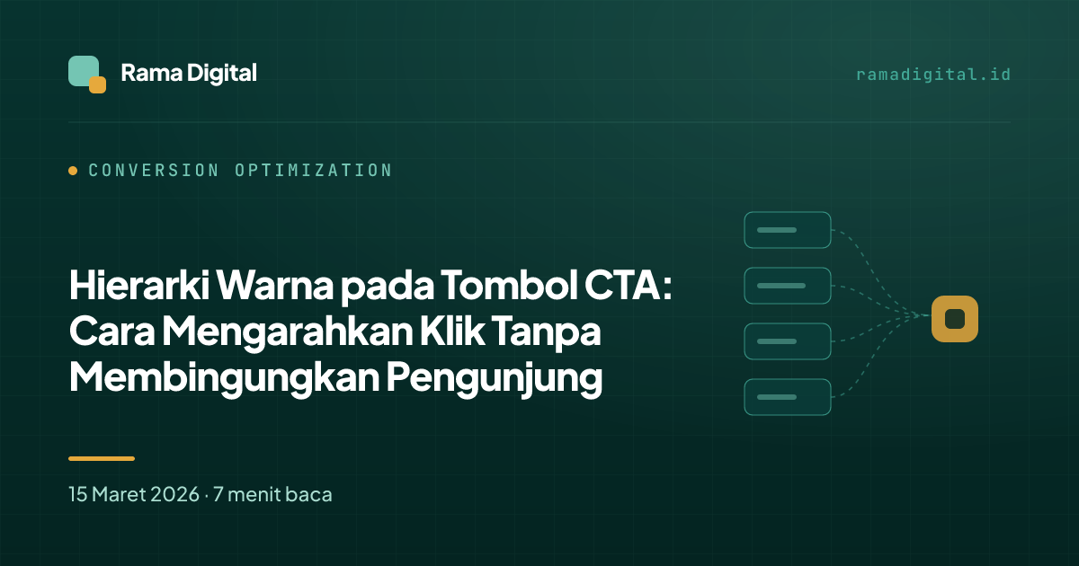 Hierarki Warna pada Tombol CTA: Cara Mengarahkan Klik Tanpa Membingungkan Pengunjung
